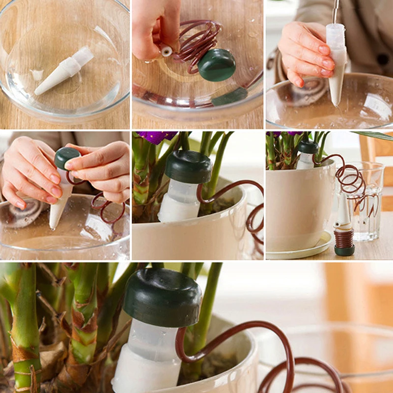 4 шт./лот керамические самополивочные шипы автоматическая система капельного