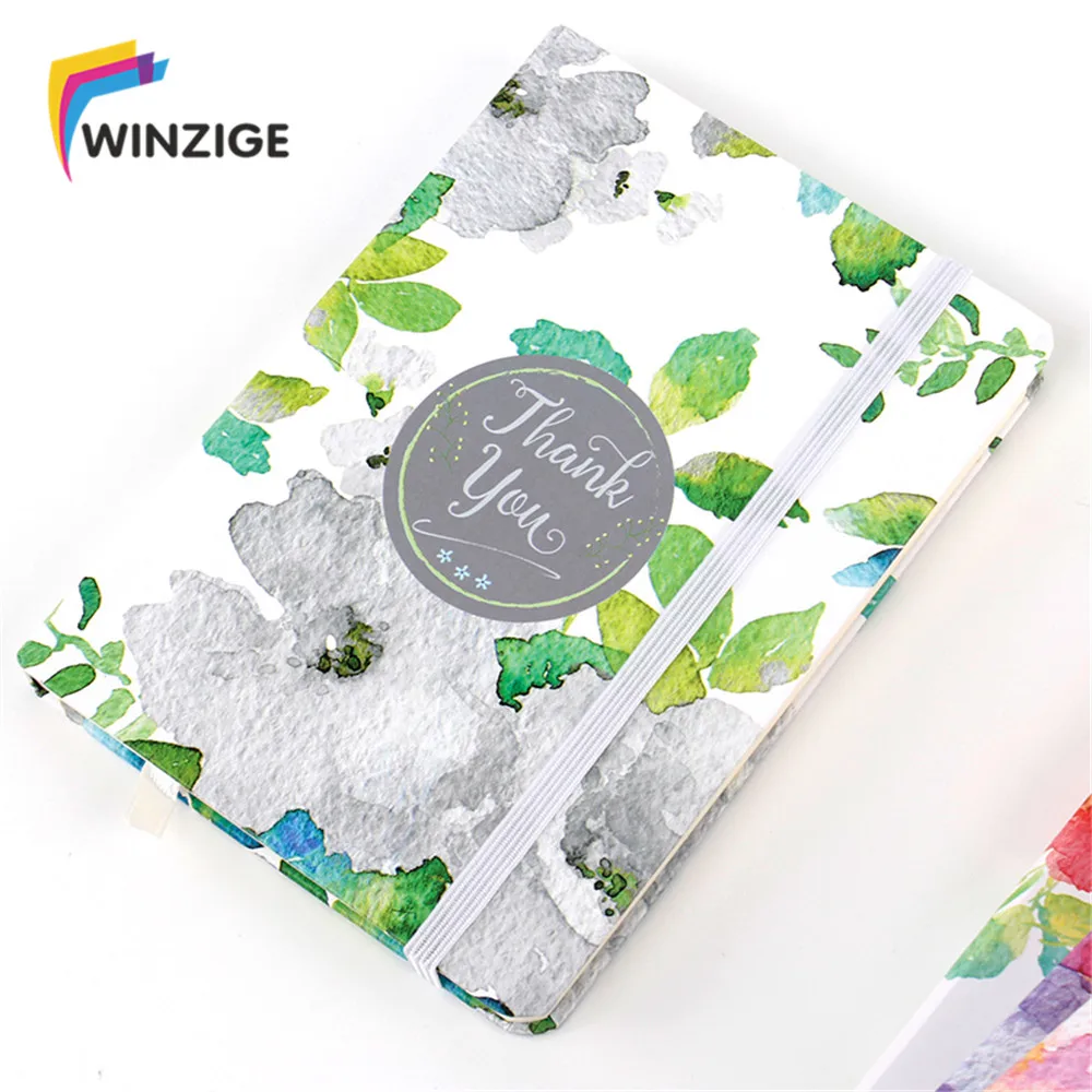 Winzige Flowery планировщик с жестким покрытием блокнот офисные школьные