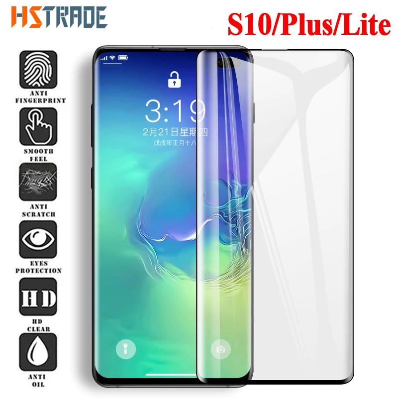Закаленное стекло для Samsung galaxy s10 Защитное экрана lite plus verre tremp 10 s 9D защитная