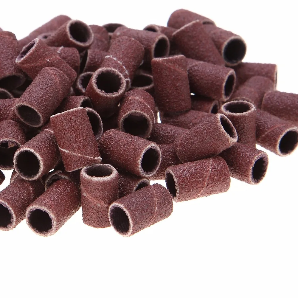 100pcs Nail Grinder Apparatus for Manicure Polish Machine Milling Cutters Accessory Drill File Art Sanding Bits | Красота и здоровье