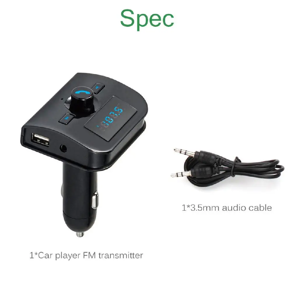 BEESCLOVER Handsfree Car Kit Wireless Bluetooth FM Transmitter LCD MP3 Player USB Charger transmitter r30 | Автомобили и