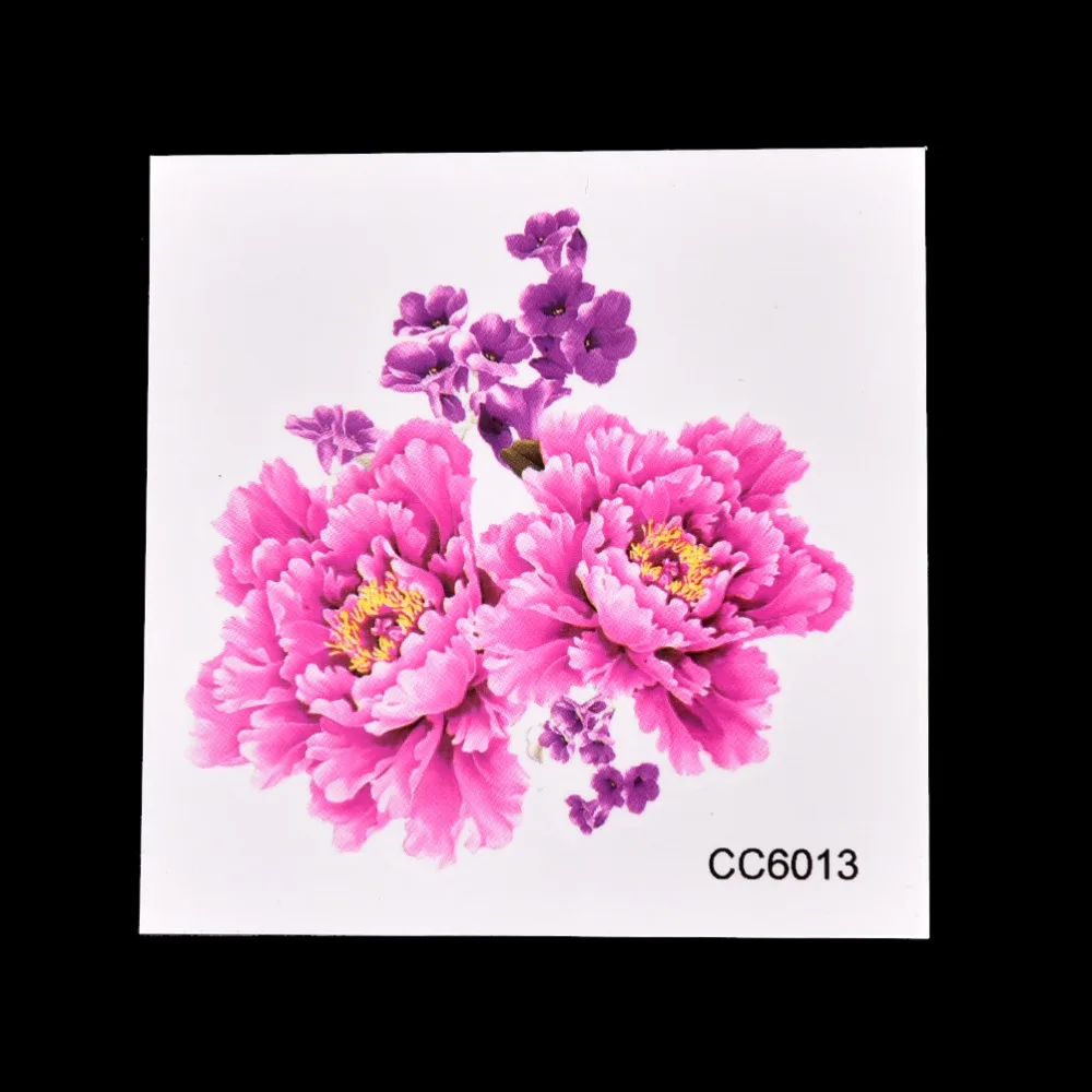 3 шт. водостойкие временные тату наклейки на плечо и ногу|body art|shoulder tattooflower temporary