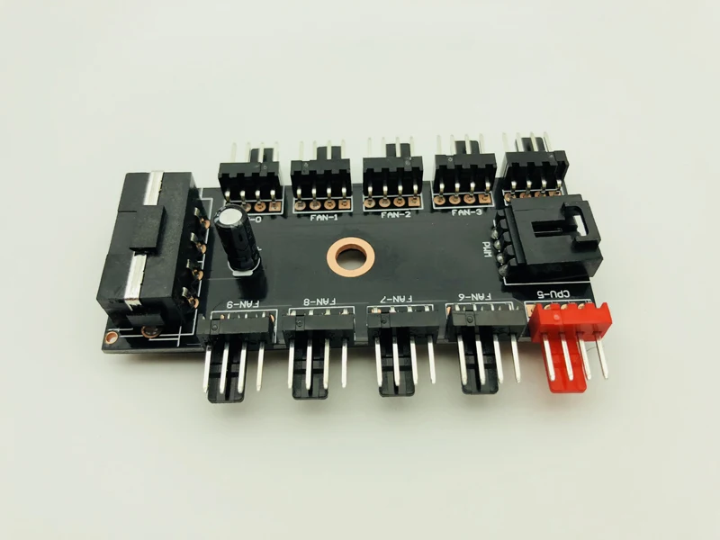 Новейший черный ПК 1 до 10 4Pin Molex кулер вентилятор охлаждения концентратор