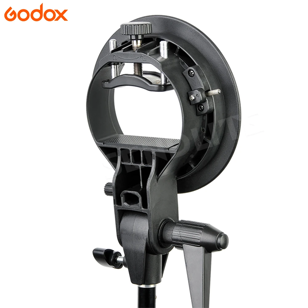 Кронштейн S типа Godox Bowens держатель для вспышки Speedlite софтбокса тарелки красоты