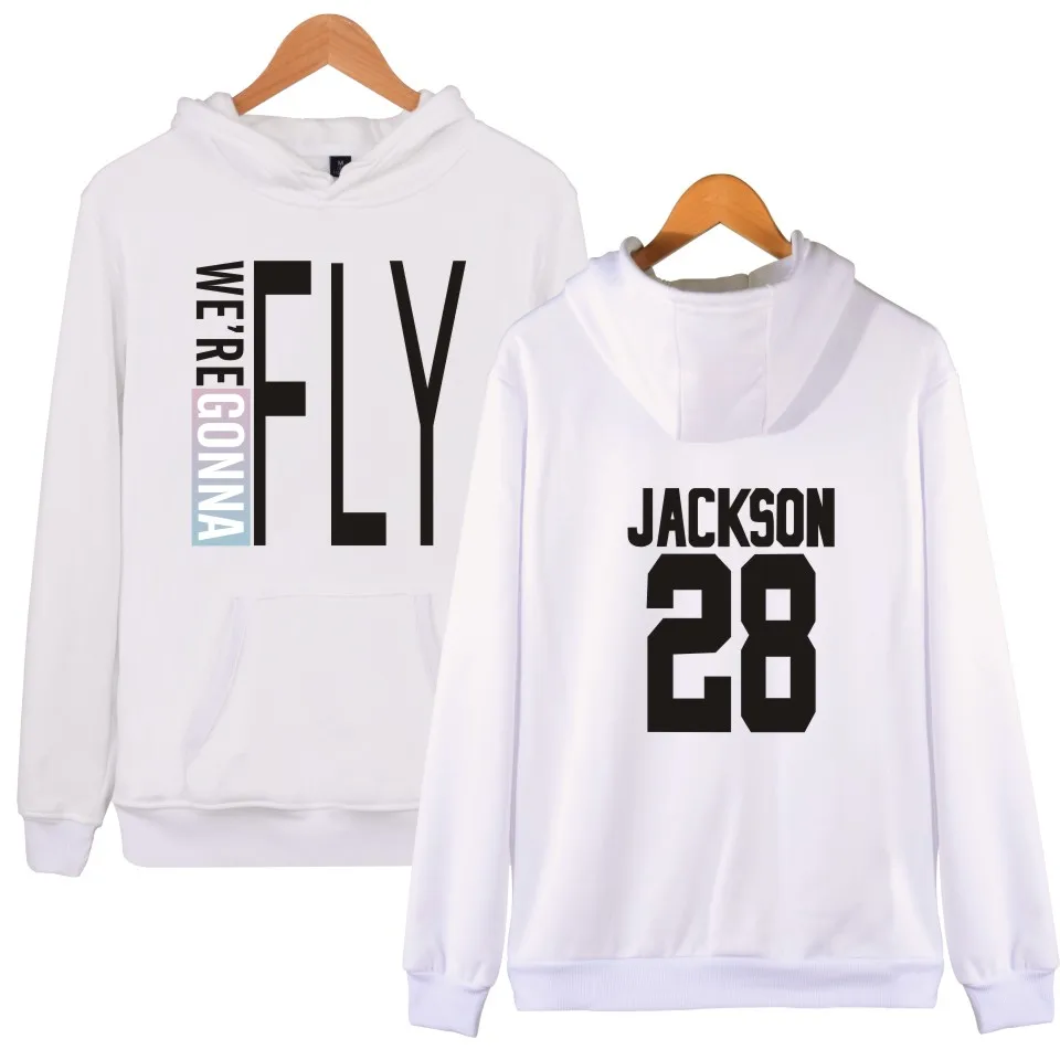 Худи Kpop Got7 для женщин модный флисовый спортивный костюм с надписью и названием