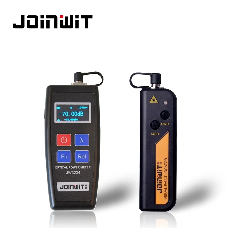 JoinWit JW3234C Mini OPM Optical Power Meter -50~+26dBm and JW3105N VFL Fiber Cable Tester 10MW Visual Fault Locator | Мобильные
