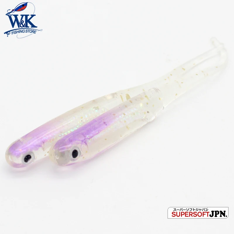 W&K Brand Soft Fishing Lure 6cm*1g Jerkbait baitfish Seaside Swim Shad Zander Walleye Pollock Promotion 2017|swim shad|fishing luresoft fishing |