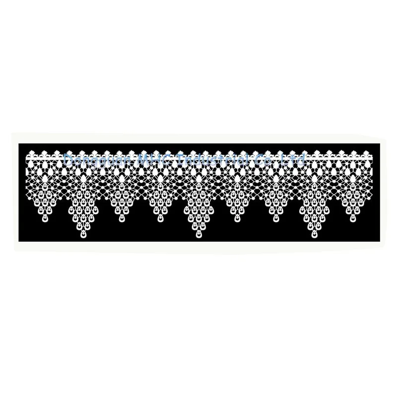 Горячая 1 шт. силиконовая кружевная форма для украшения торта шоколадной мастики