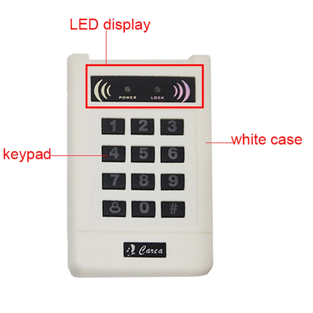CR 3105A Бесплатная доставка Carea 1000 пользователя приближения WG26 RFID 125 кГц EM карта