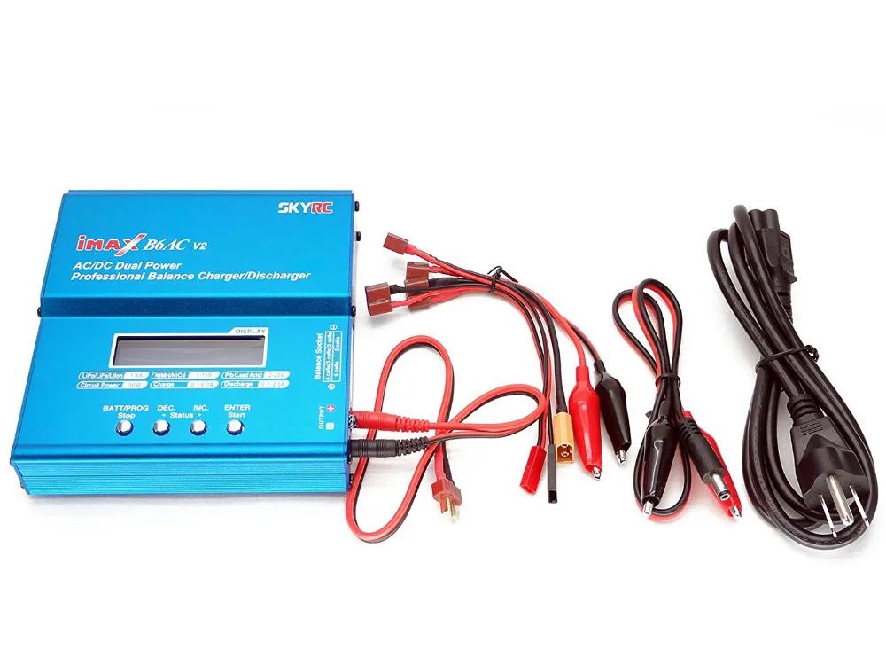 Подлинное профессиональное балансирующее зарядное устройство SKYRC iMAX B6AC V2 Dual Power (6