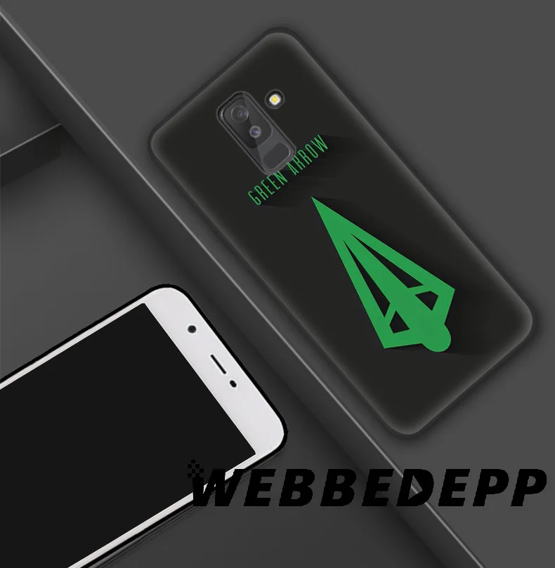 WEBBEDEPP Green Arrow Tv Soft Silicone Case for Samsung Galaxy A9 A8 A7 A6 Plus 2018 A5 A3 2017 2016 Note 9 8 |