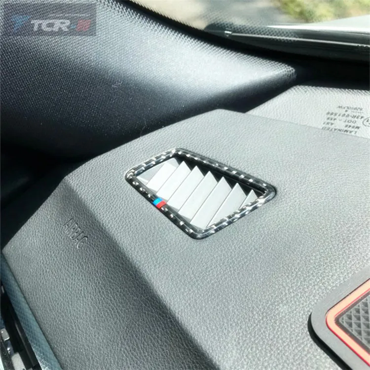 Для bmw E90 E92 E93 углеродного волокна интерьера Кондиционер Vent Выход Накладка