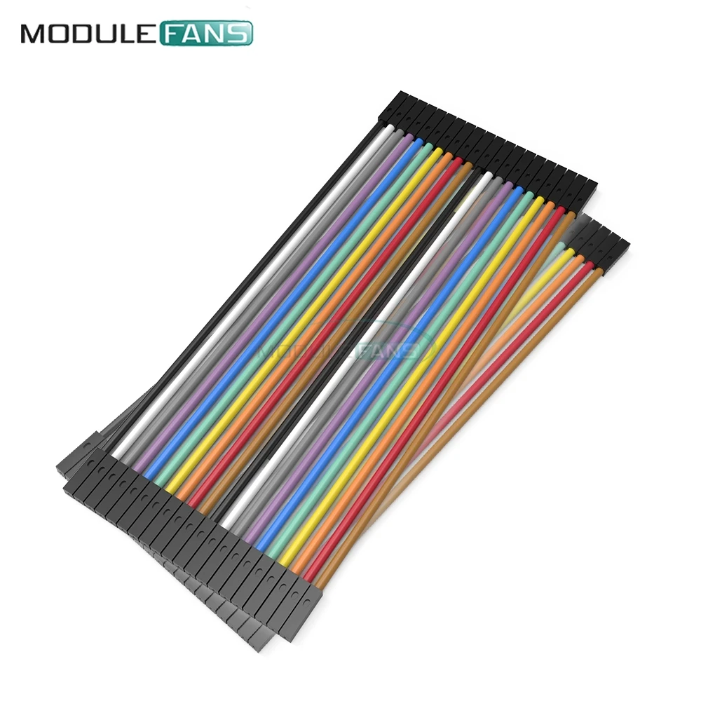 2x40 шт. Dupont 10 см разъем Мама мама ленточный кабель для Arduino комплект сделай сам|jumper