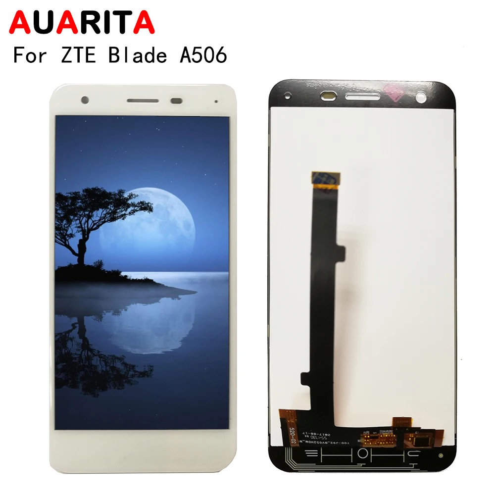 ЖК-дисплей для ZTE Blade A506 сенсорная панель переднее внешнее стекло экран с