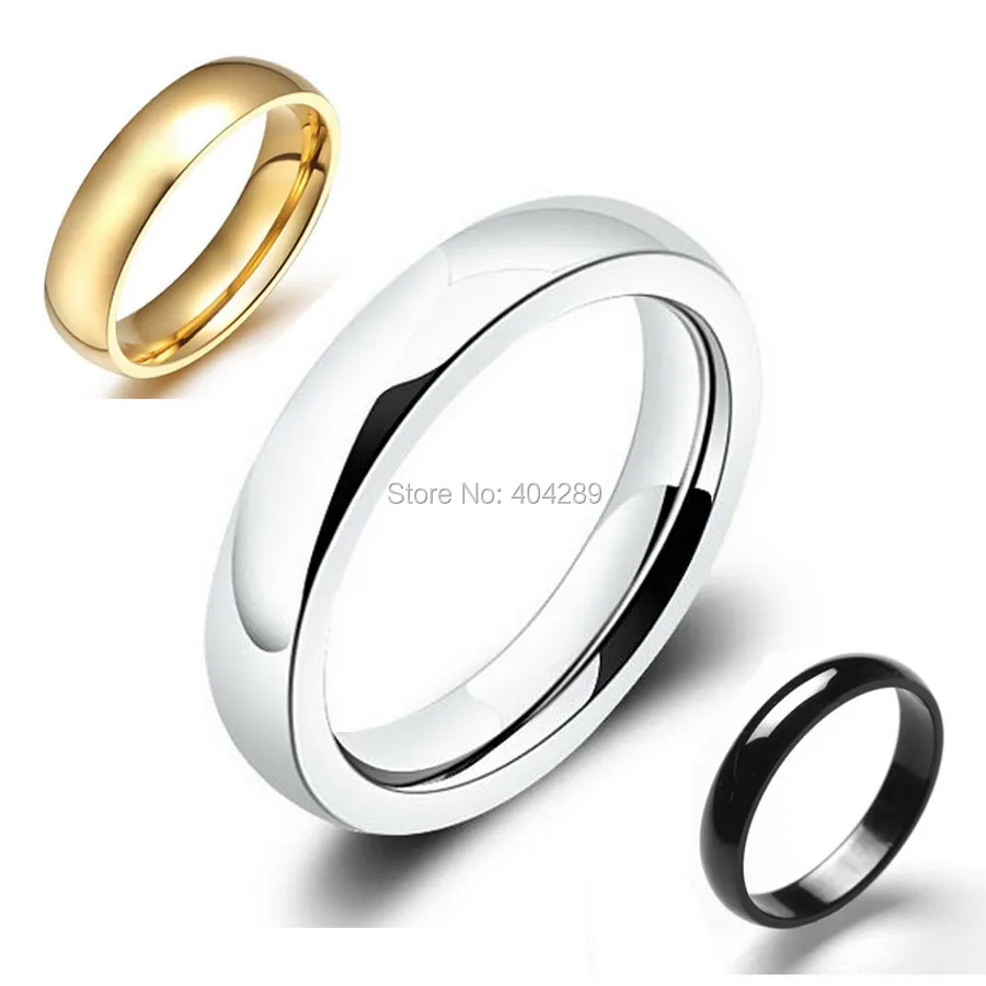 

Wholesale 36pcs Top Quality Mixed Color Stainless Steel Rings,4mm in width,BLACK,SILVER,GOLD for Choose