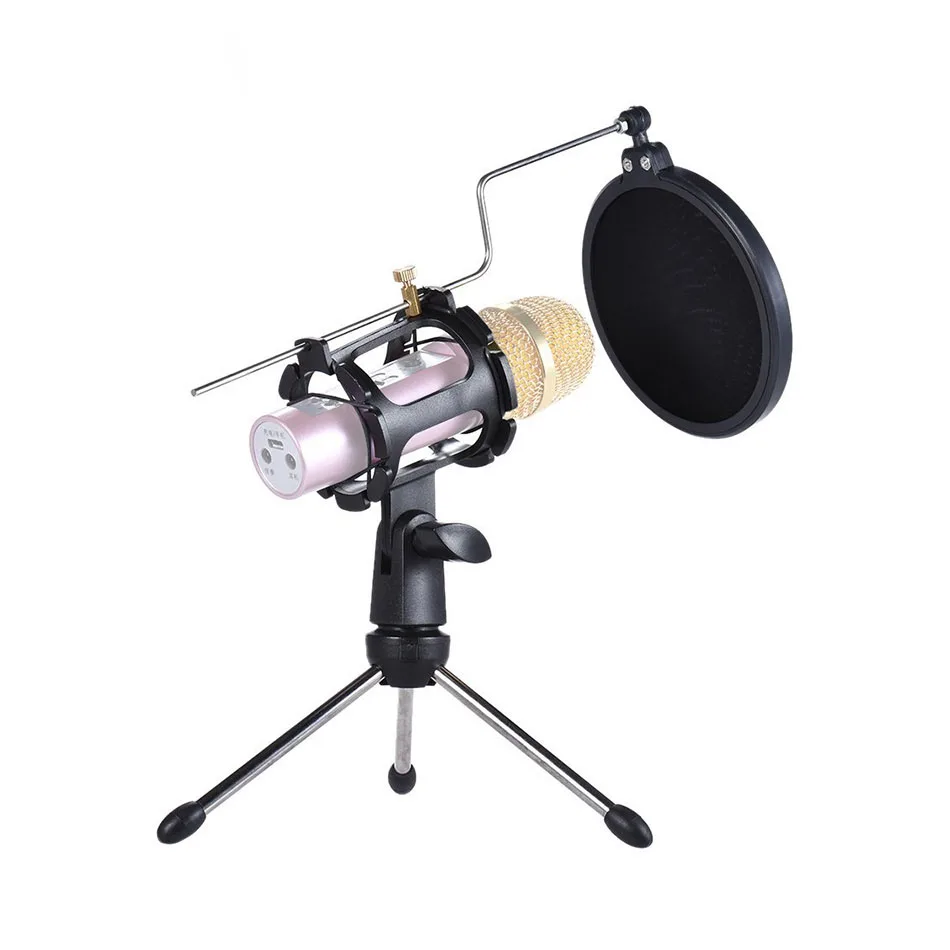 Регулируемая подставка для микрофона держатель штатив с противоударным