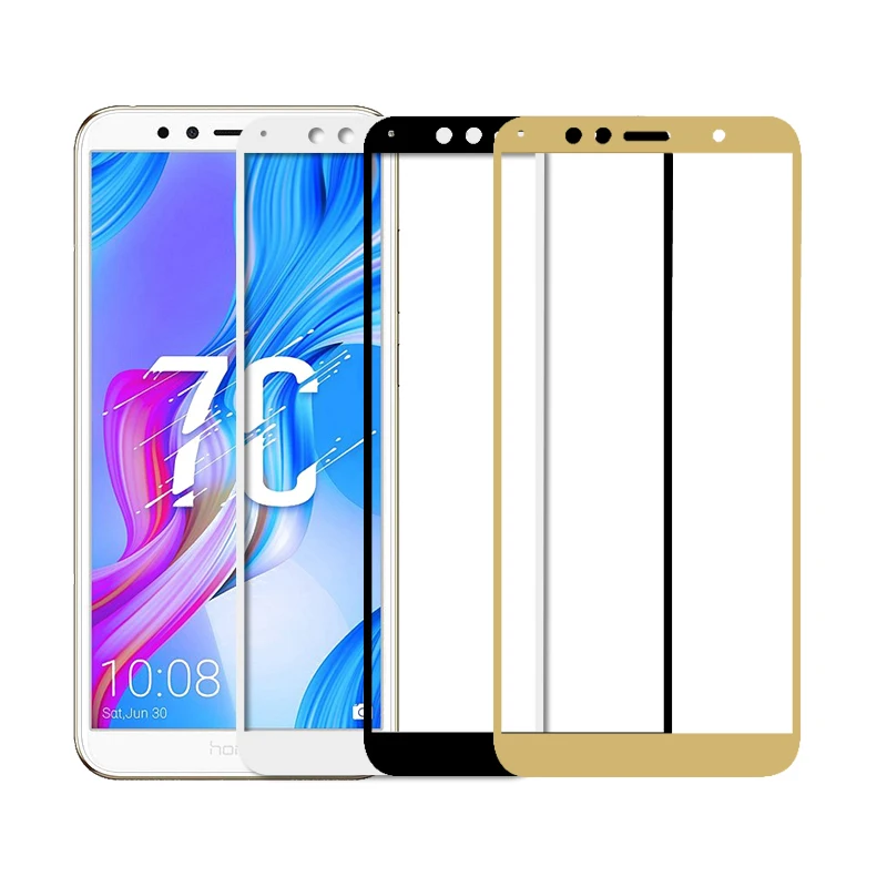 Защитное стекло для Huawei Honor 7C экран 5 7 дюйма русская версия 7c pro 99 пленка |