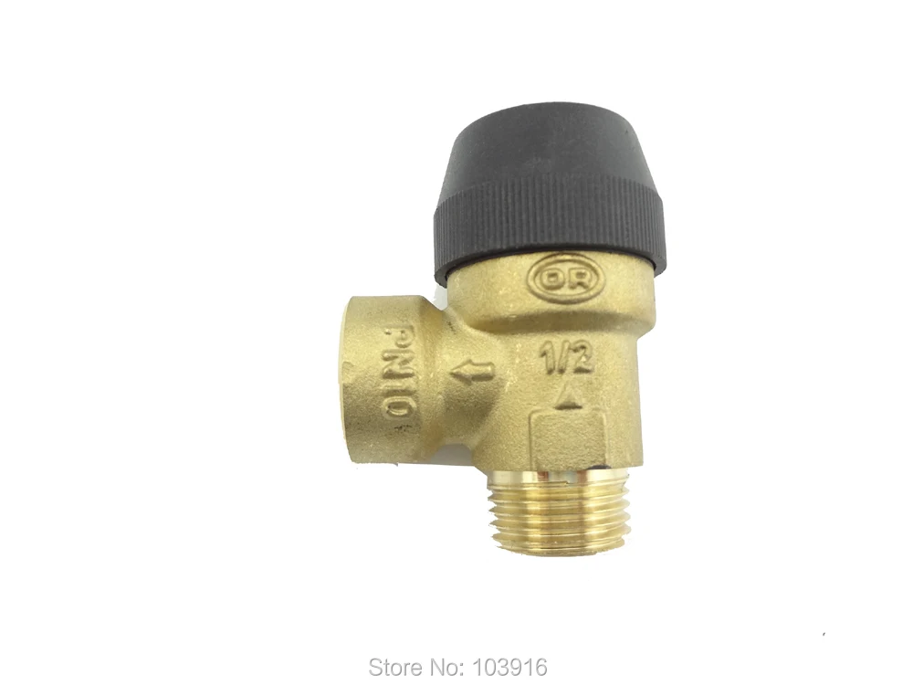Предохранительный клапан для солнечного водонагревателя 1/2 дюйма 6 бар