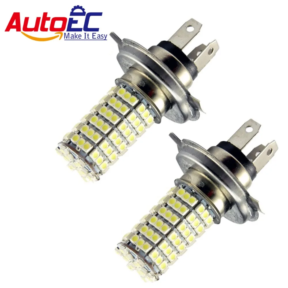 2 шт. автомобильные светодиодсветодиодный лампы H4 120 SMD 1210 3528 12 В|lamp 12v|super brightcar fog lamp
