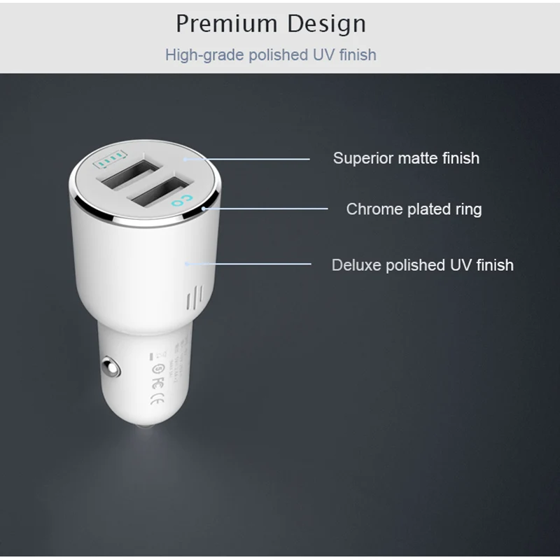Газовый анализатор со сигнализацией с автомобильным двойным USB быстрым зарядным