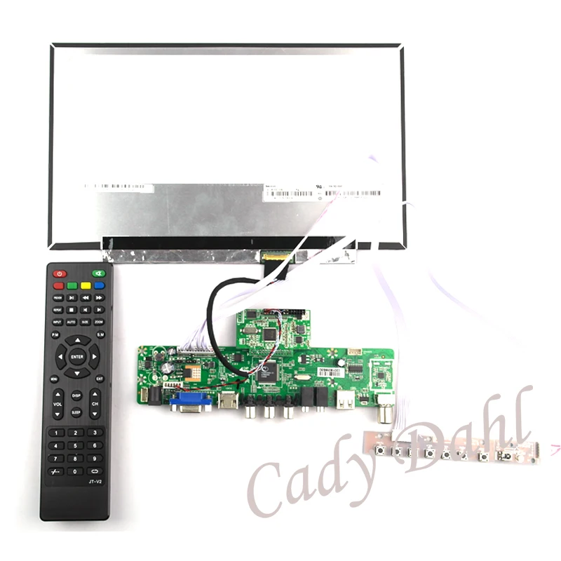 HDMI CVBS РФ USB VGA Аудио Видео PC компьютер Мониторы v59 плате контроллера + IPS n156hce eaa eba
