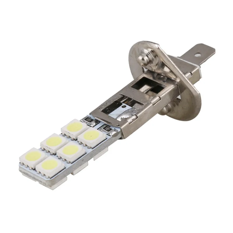 Автомобильные фары 2 шт H1 12-LED сменные фары/противотуманные лампочки яркие белые