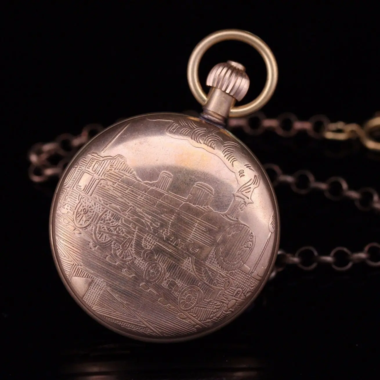 Мужские карманные часы с цепочкой в стиле стимпанк|pocket watch|men pocket watchde bolso |