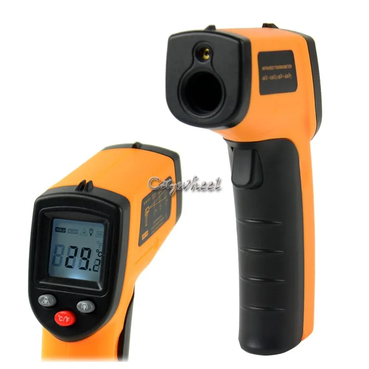 Hot Sale Non-Contact Laser LCD Display Digital IR Infrared Thermometer Temperature Meter Gun Point GM320 -50~330 Degree 41