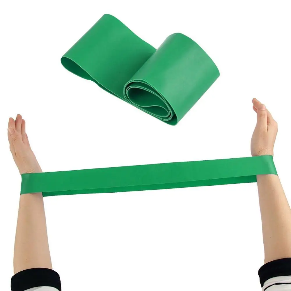 green color Резинки для фитнеса и тренировок, оборудование для фитнеса, резиновые петли, латексные резинки, спортивные, для йоги, силовые тренировки - Цвет: green color