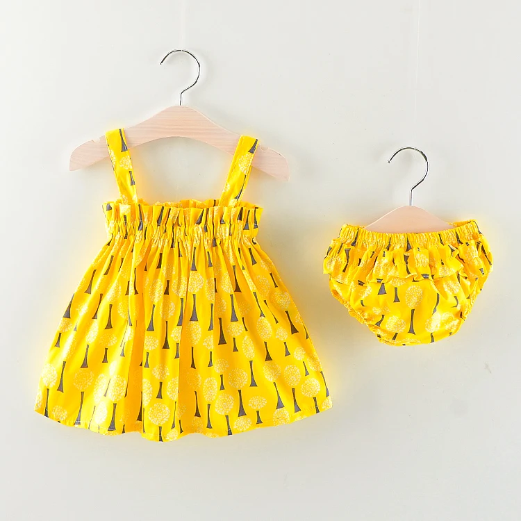 BibiCola baby girls clothing set infant dress+shorts 2pcs summer clothes suit for kids costume children | Детская одежда и обувь