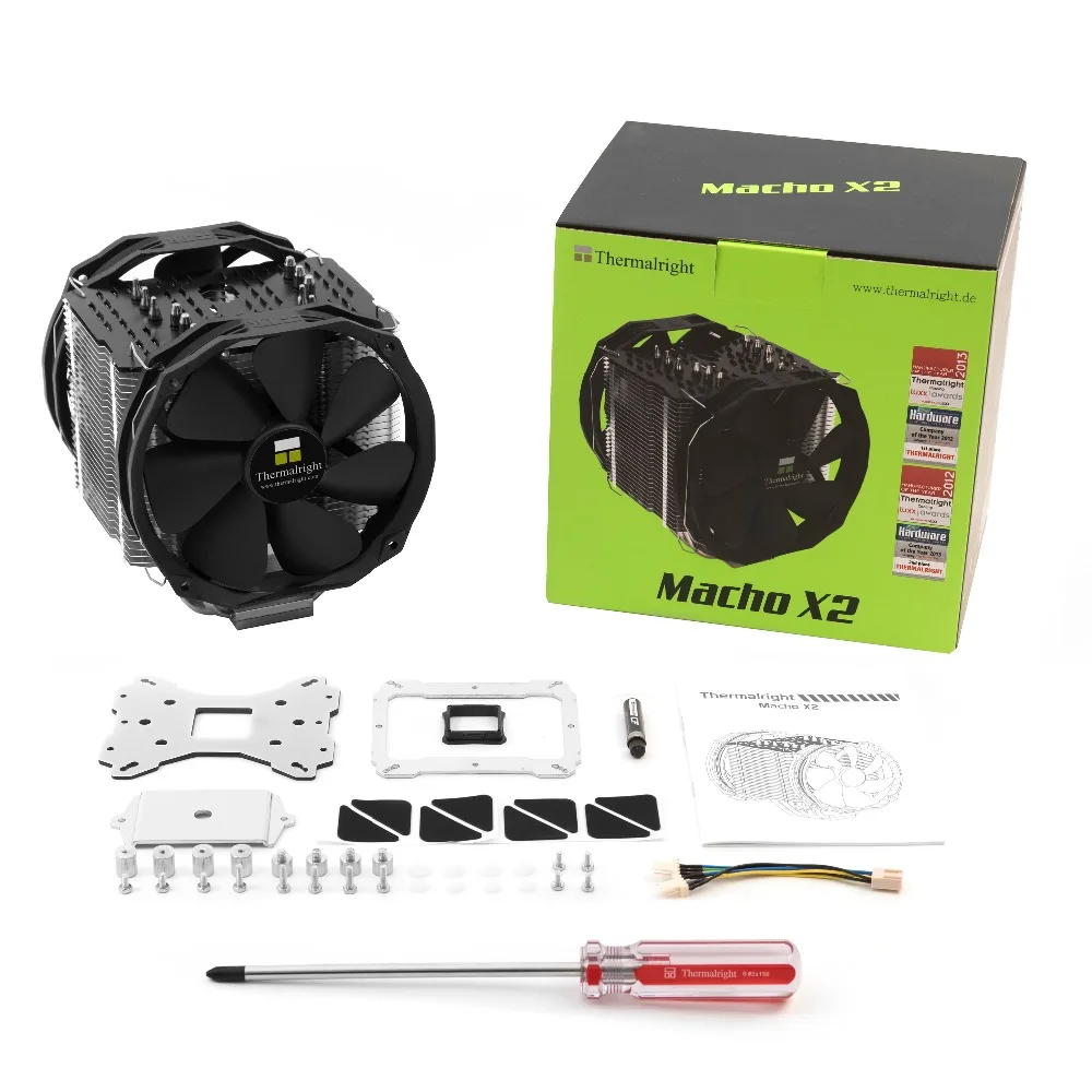 Thermalright Macho X2 Ограниченная серия компьютерных кулеров AMD Intel cpu HEATSINK/Cooling LGA 775 2011 1366 AM3 AM4 FM2 FM1/fan