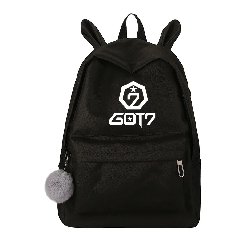 gotT1 Прекрасный Exo Got7 рюкзак для женщин Wanna One Blackpink Monsta X Twice холст безделушка для детей школьная дорожная сумка рюкзак Sac Dos Femme - Цвет: gotT1