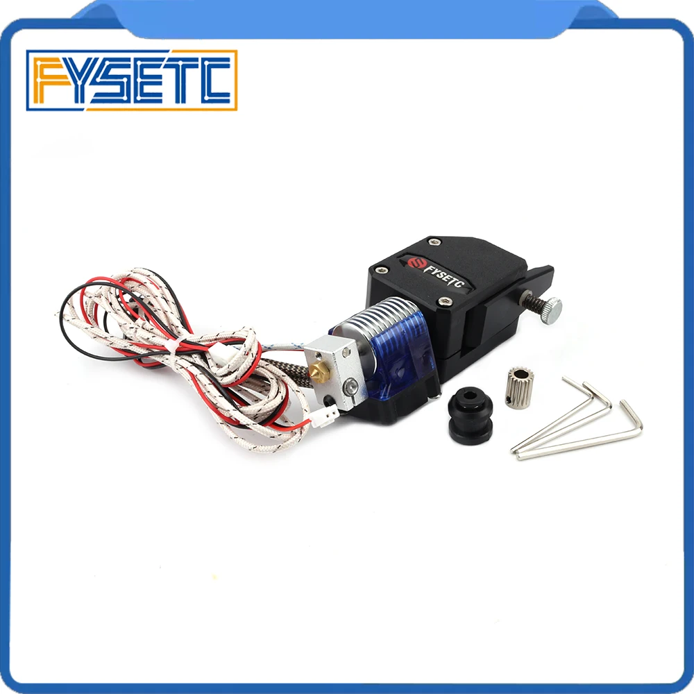 Черный BMG экструдер V6 HOTEND с датчиком PT100 двухприводный для Wanhao D9 Creality CR10 Ender 3 Anet