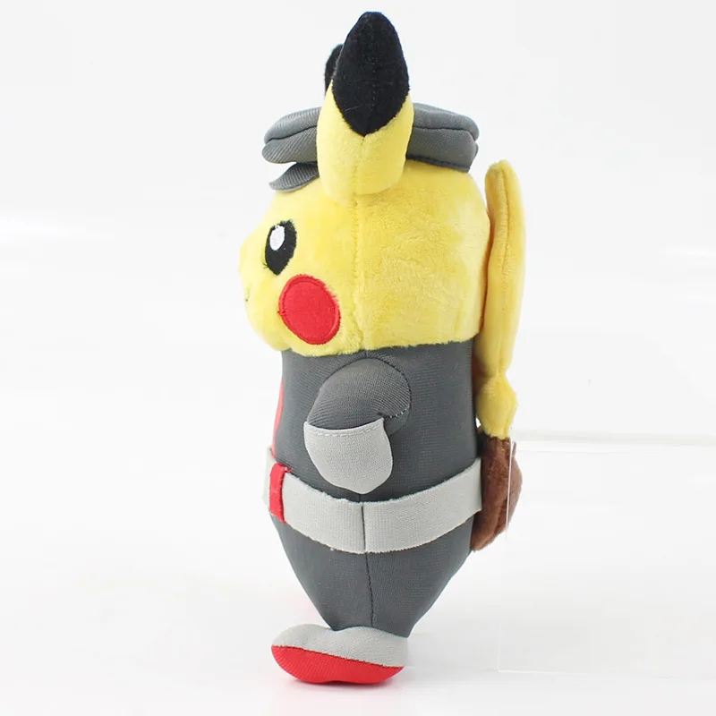 " 20 см Кукла Пикачу Косплэй Team Rocket милые плюшевые куклы Пикачу Мягкие игрушки Детский подарок