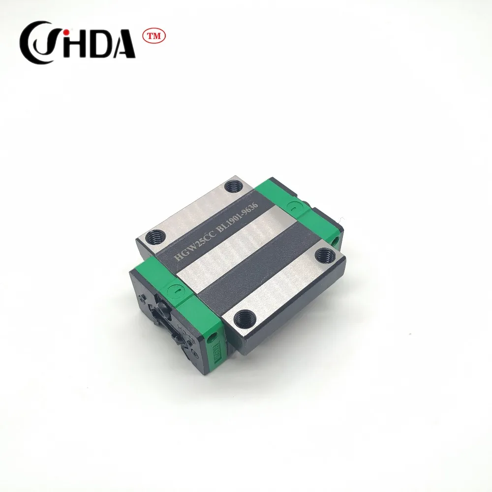 Прямая с фабрики взаимозаменяемые с HIWIN линейные рельсы HGW15CC HGW20CC HGW25CC HGW30CC HGW45CCfor CNC