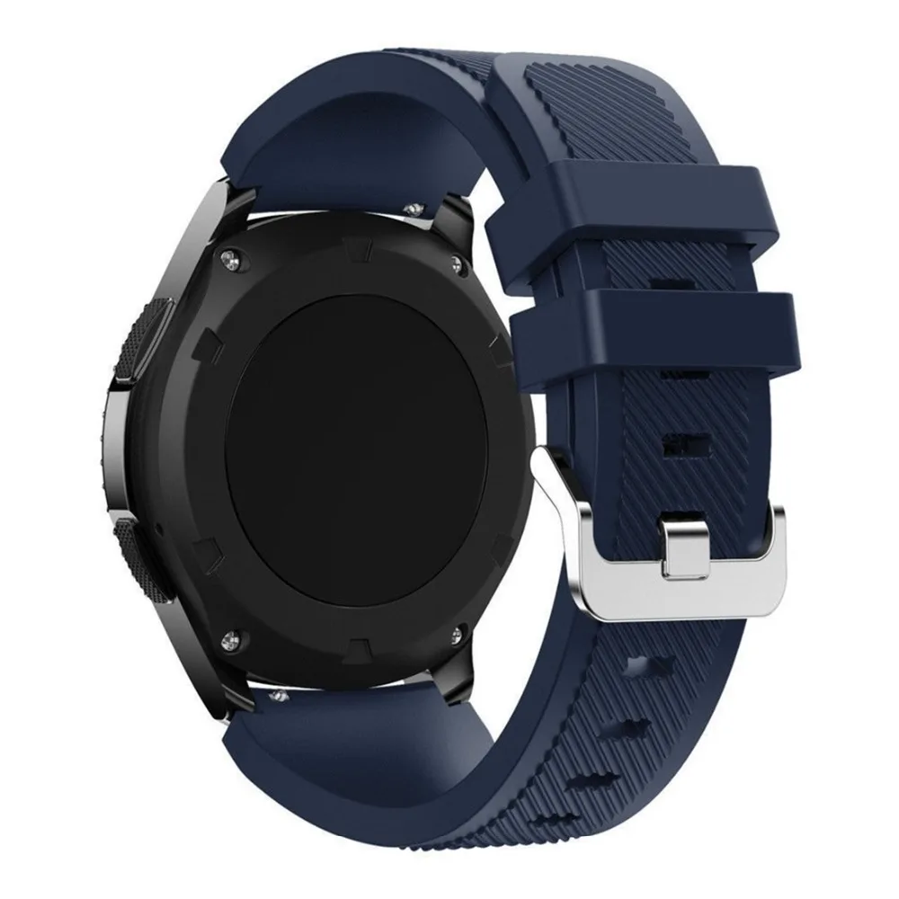 Шестерни S3 ремешок для samsung Galaxy watch 46 мм Длина браслета: 22 силиконовый часов