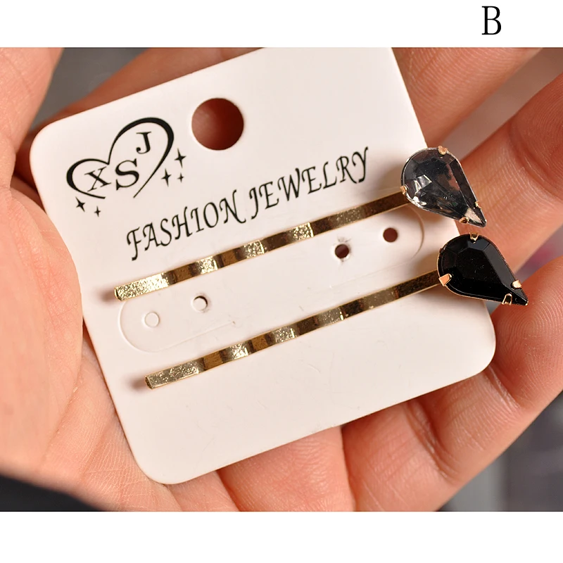 2019 new fashion woman accessories wholesale girls purple black yellow gorgeous beautiful strip hairpin gift agents shipping | Украшения и