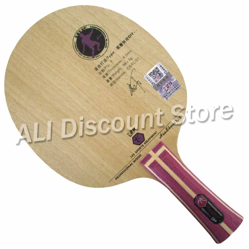 RITC 729 HAOSHUAI L5 L 5 Professional Wood OFF + лезвие для настольного тенниса ракетки пинг понга|table