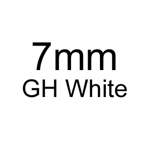 7mm-GH white D-J цвет 7 мм белый муассаниты камень свободные муассаниты 3,0 карат для обручального кольца - Цвет: 7mm-GH white