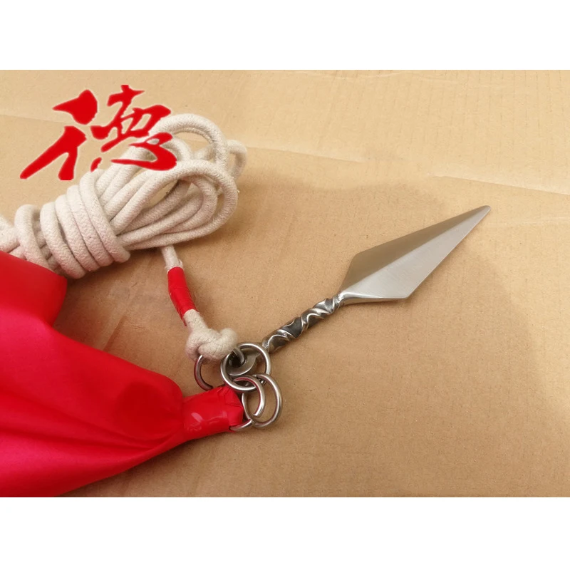 

Martial Arts Rope Dart Shaolin Soft Weapon Meteor Dart Kung Fu Darts with Rope, Bunting