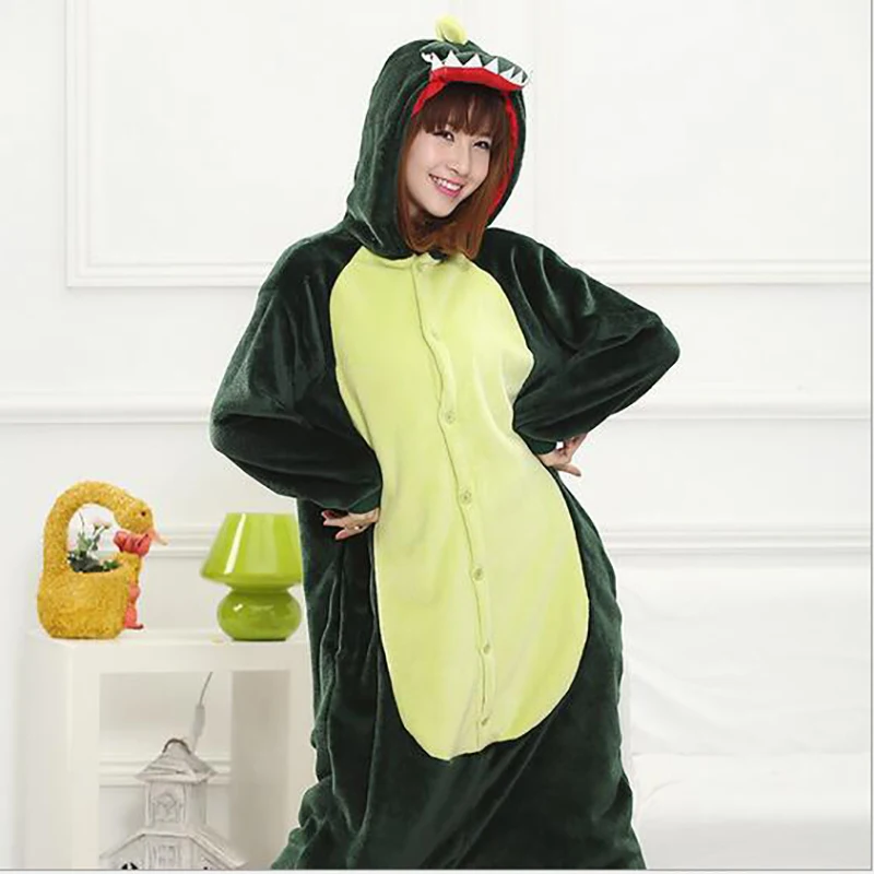 Распродажа Для женщин динозавров Косплэй Костюм Пижама Средства ухода за кожей