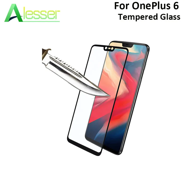 Alesser для OnePlus 6 защитная пленка экрана из закаленного стекла Защитная замены