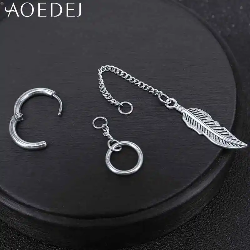 AOEDEJ Suga серьги висячие длинные кисточки перо brincos модные корейские Висячие