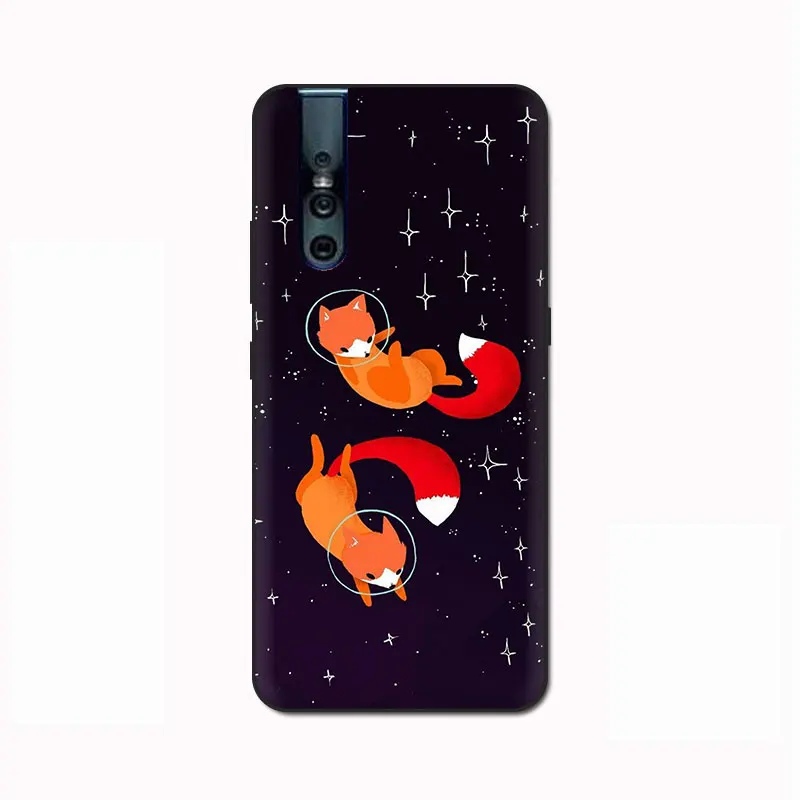 B1 С рисунками животных, лисы из мультфильмов силиконовый чехол для телефона для VIVO V15 V11 Pro V9 V7 V5 Y17 Y55s Y69 Y71 Y81s Y91C Y93 Y66 X9s - Цвет: B1