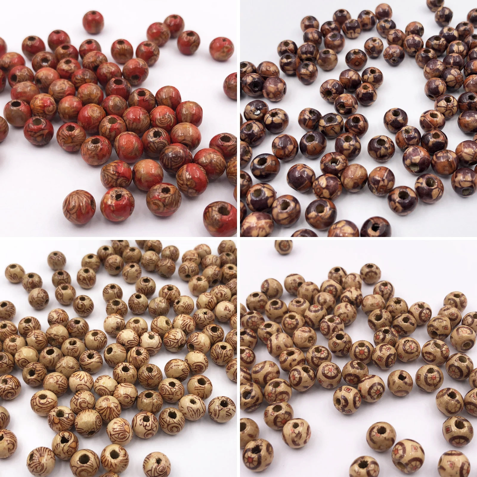 

Бусины круглые, 10 мм, с отверстием для бусин 3 мм, 100 шт.