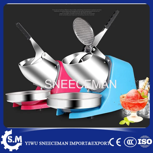 Высокоэффективная Коммерческая электрическая дробилка для льда из нержавеющей