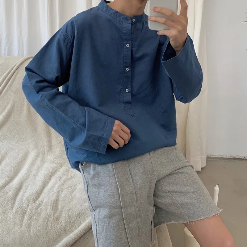 Новинка Осень 2019 корейская версия свободного кроя в американском стиле Мужская