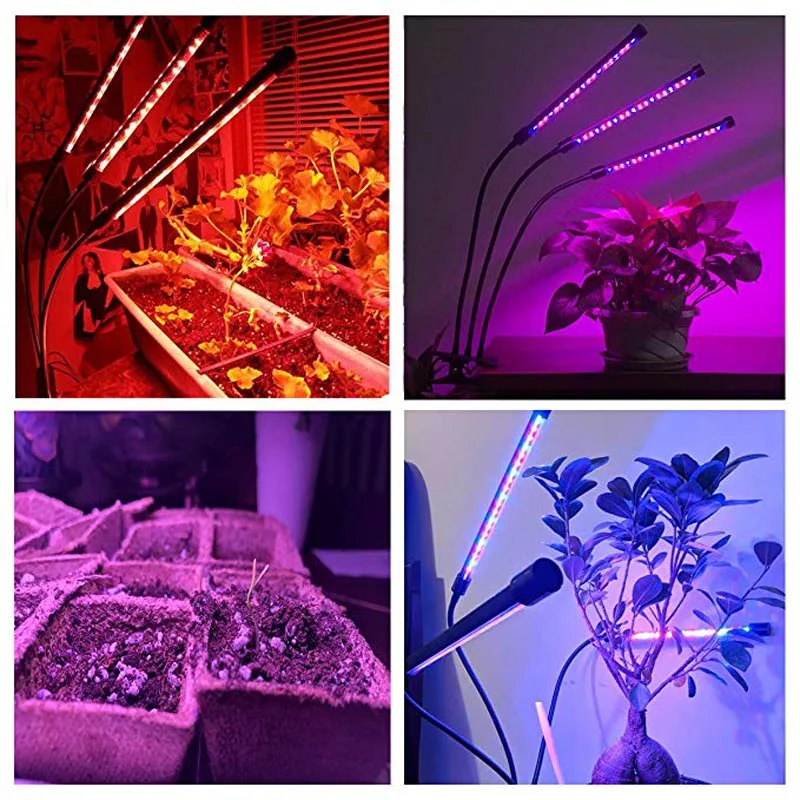 Фитолампа Светодиодная лампа полного спектра для выращивания растений 5