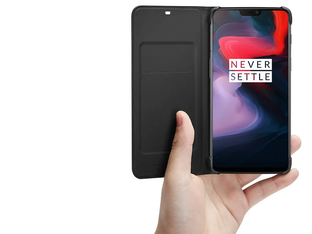 Чехол-книжка для Oneplus 6 T, умный кожаный чехол, Официальный чехол One Plus 6 6 T, чехол для телефона с слотом для карт, чехол s Oneplus6