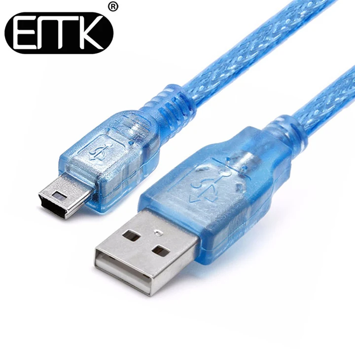 USB-A-5P EMK 3 м 5P мини USB кабель 2,0 Мини usb кабель для зарядки штекер 1,5 м Быстрый кабель для зарядного устройства для MP3 Mp4 радиатор DVR HDD GPS - Цвет: USB-A-5P